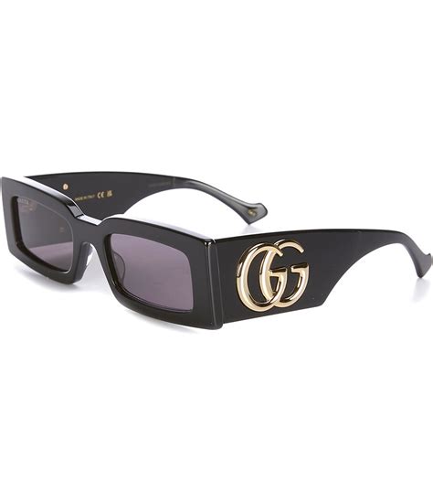 gucci gg square oversized sunglasses|Gucci generation 53mm rectangular sunglasses.